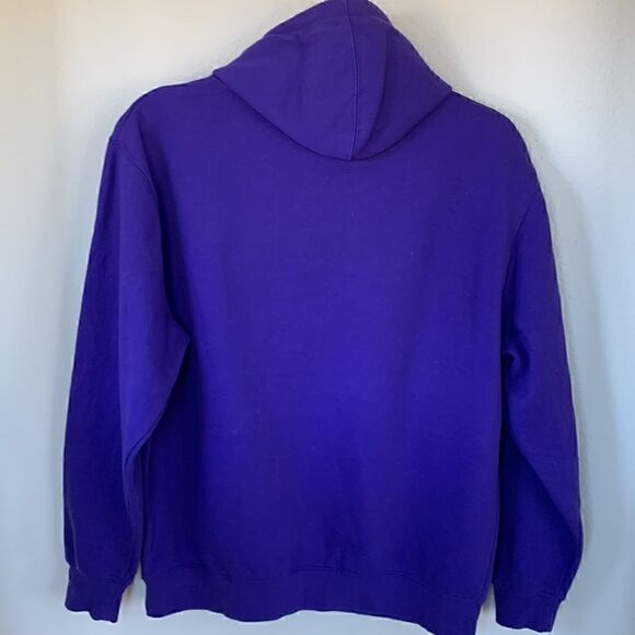 University of northern Iowa UNI Embroidered purple Vintage Hoodie Sweatshirt XL - Picture 5 of 9